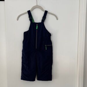 Carter's Dark Blue Kids Overalls with Green Accents